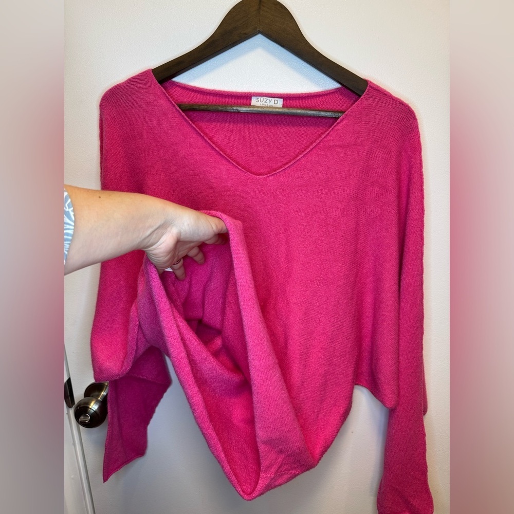 Suzy D London | Pink Women's Sweater - Cozy and Stylish | Size XL - Picture 4 of 10